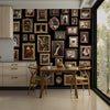 Victorian Animals in Frames Wallpaper | Vintage Portrait Gallery Wall Mural