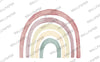 Soft Color Rainbow Wallpaper: Peel and Stick Nursery Decor
