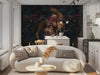 Exotic-Themed Leopard and Woman Wallpaper- Exotic Wallpaper