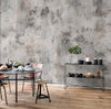 Aged Gray Concrete Texture Wallpaper: Peel and Stick Wall Mural