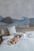 Ocean Life Wallpaper Mural: Whales & Waves, Nautical Kids Room