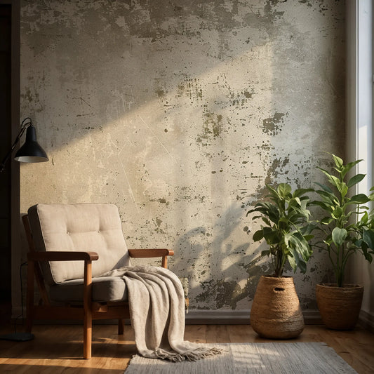 Concrete Look Wallpaper | Peel and Stick Wallpaper | 2WayWallpaper