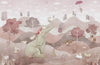 Elephant & Friends Wallpaper Mural, Kids Room Decor