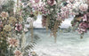 Ivy Roses Wallpaper Mural: Green Vines, Coastal View