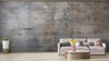 Exposed Concrete Look Wallpaper: Gray Room Decor, Wall Art
