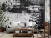 Graffiti Wallpaper: Urban Abstract Street Art Wall Mural