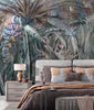 Tropical Rainforest Wallpaper: Dark Banana Trees Landscape