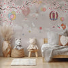 Japanese Animals & Flowers Wallpaper: Nursery Wall Art Mural