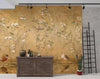 Rose Garden Nightingale Wallpaper: Elegant Floral Wall Decor