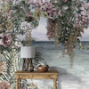 Ivy Roses Wallpaper Mural: Green Vines, Coastal View