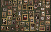 Animals in Clothes Green Wallpaper: Textured, Nonwoven, Peel and Stick Wallpaper Decorative Wall Art